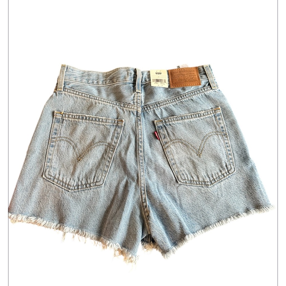 Levi's Women's Rib age Shorts Light Blue Size 27 NWT - Picture 6 of 12